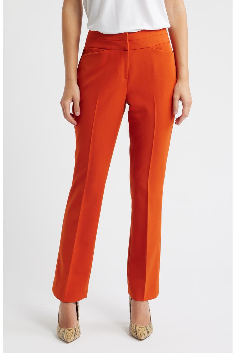 Bootcut Pants, Main, color, PERSIMMON