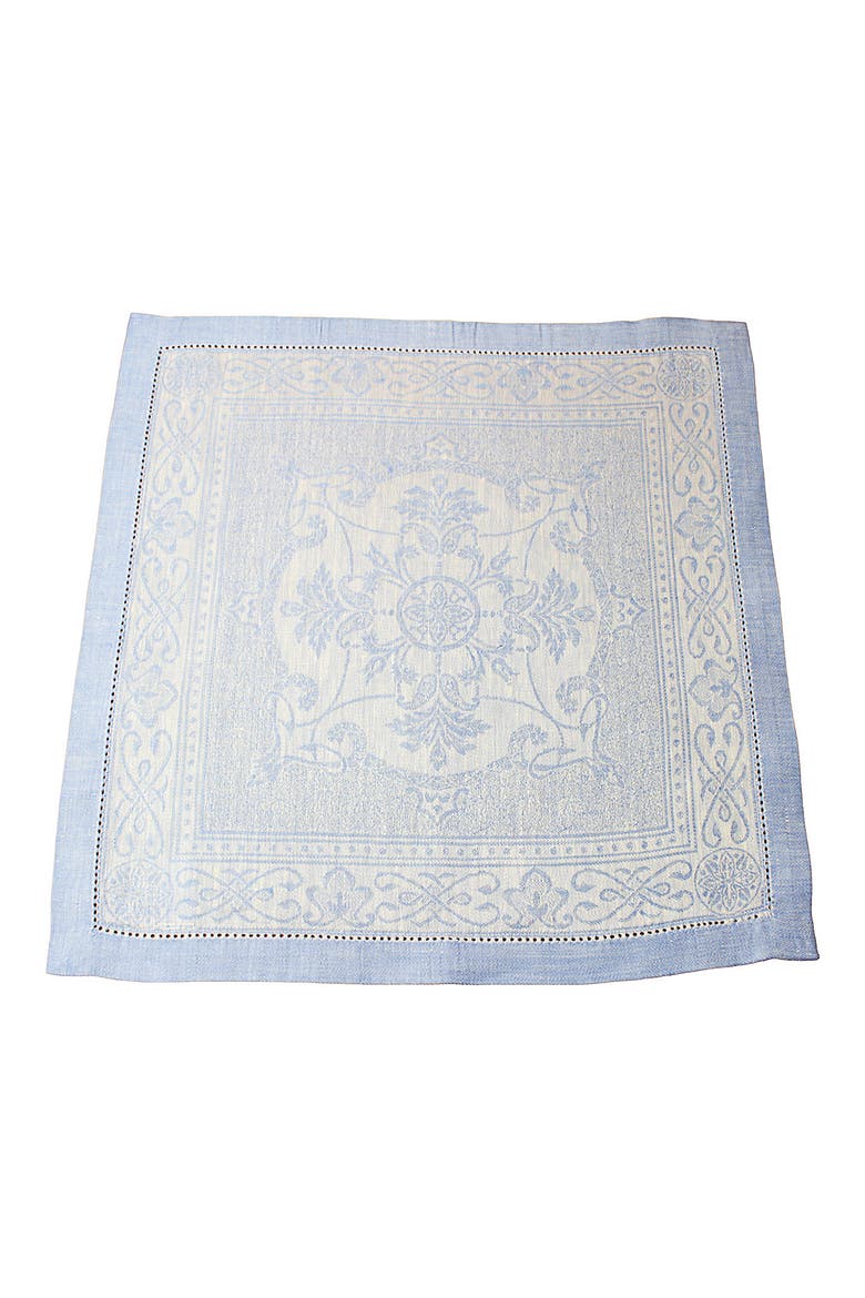 Linen Astra Napkins - Set of 6, Main, color, LIGHT BLUE