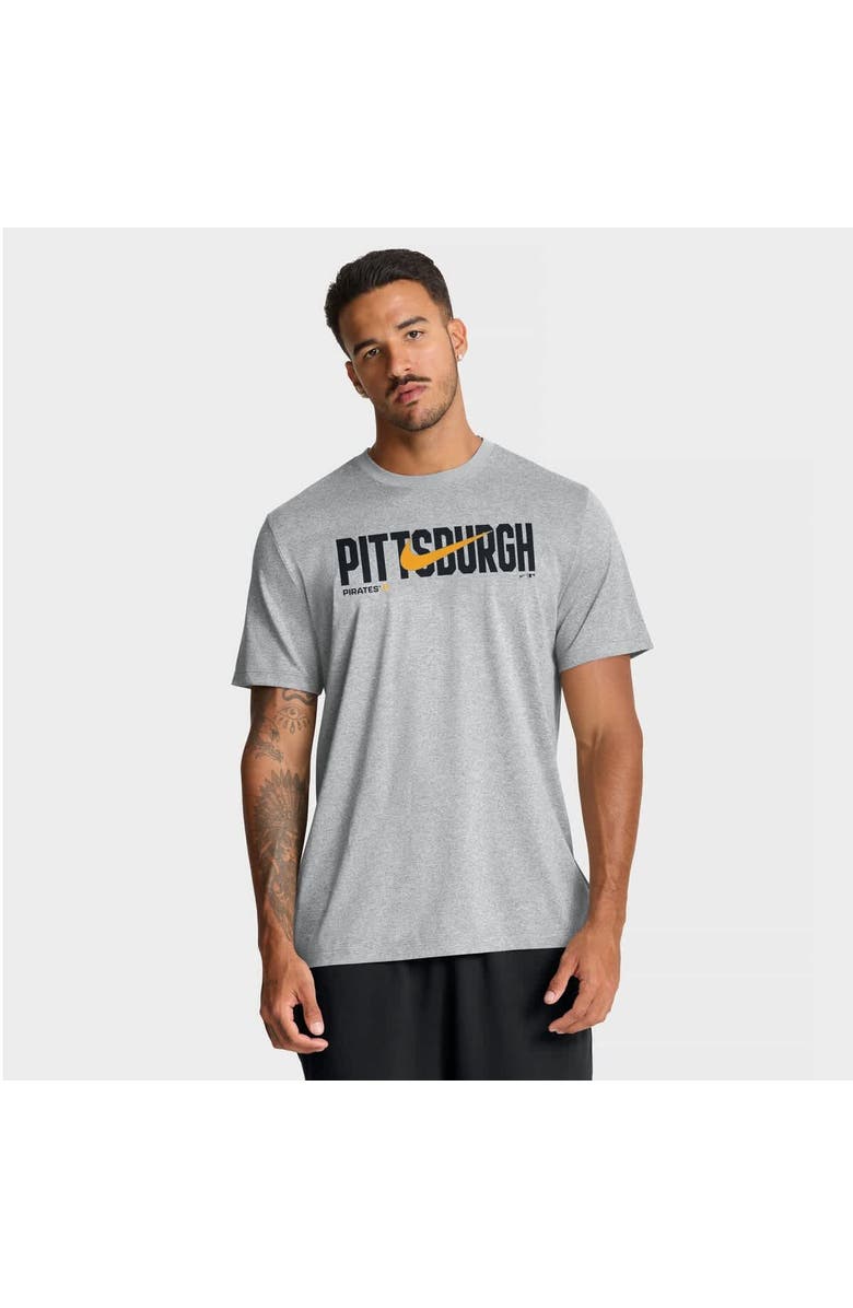 Nike Men's Nike Heather Gray Pittsburgh Pirates Swoosh Legend Dri-FIT T-Shirt, Main, color, Heather Gray