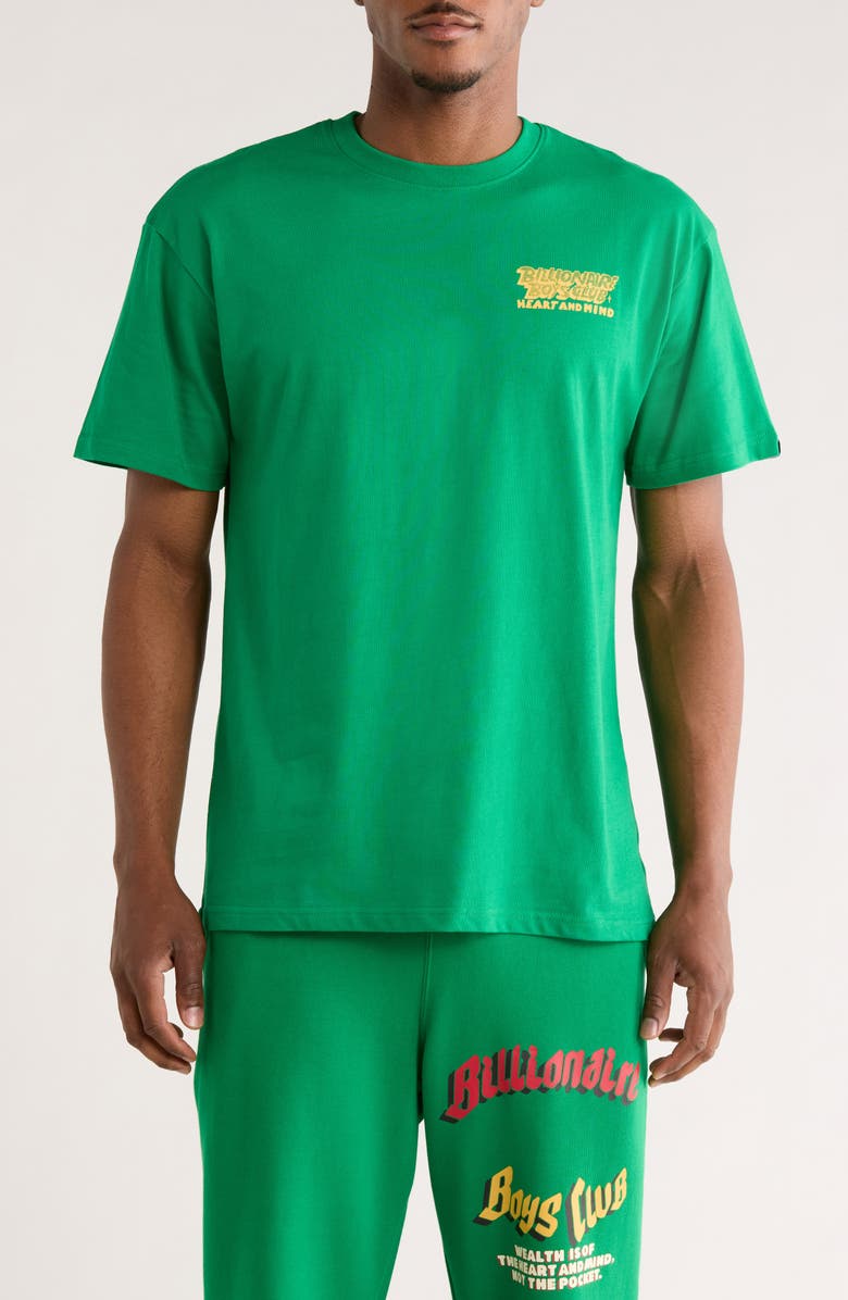 Billionaire Boys Club Paint Graphic T-Shirt, Main, color, Jolly Green