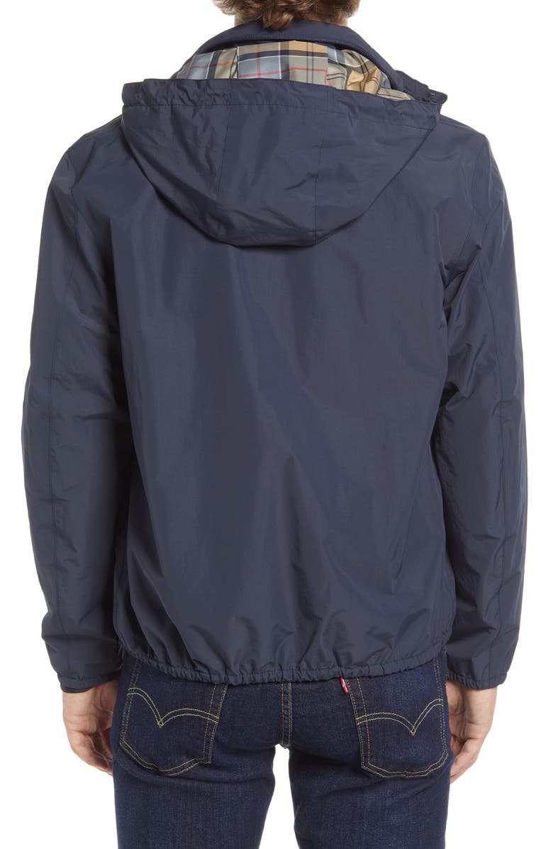 Barbour Emble Waterproof Hooded Jacket, Alternate, color,