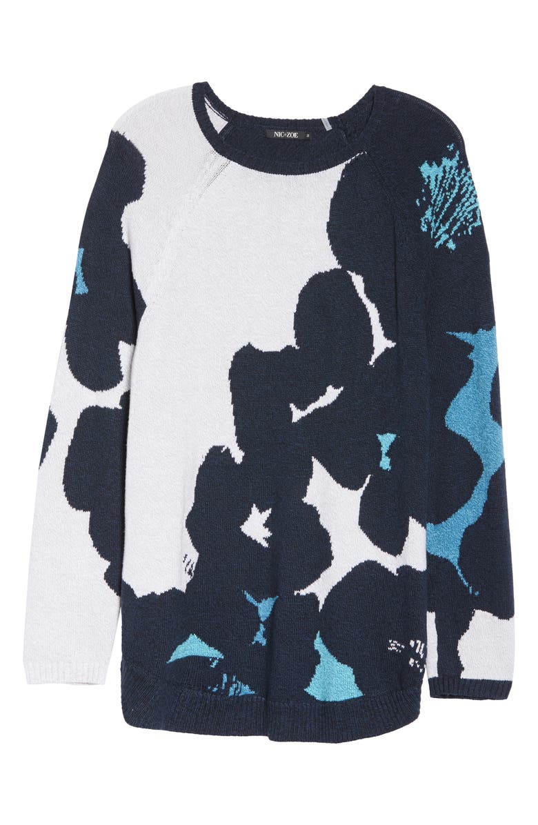 NIC+ZOE Fresh Start Cotton Blend Sweater, Alternate, color,