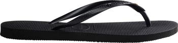 Slim Crystal Flip Flop