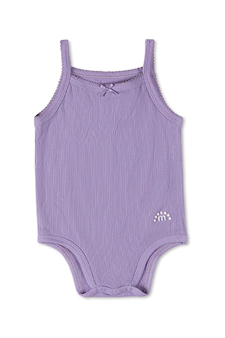 3 Pack Baby Solid-Color Bodysuits, Alternate, color, Purple Multi