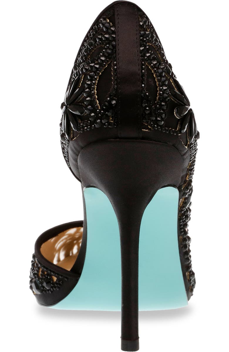 Betsey Johnson Chic Half d'Orsay Pump, Alternate, color,