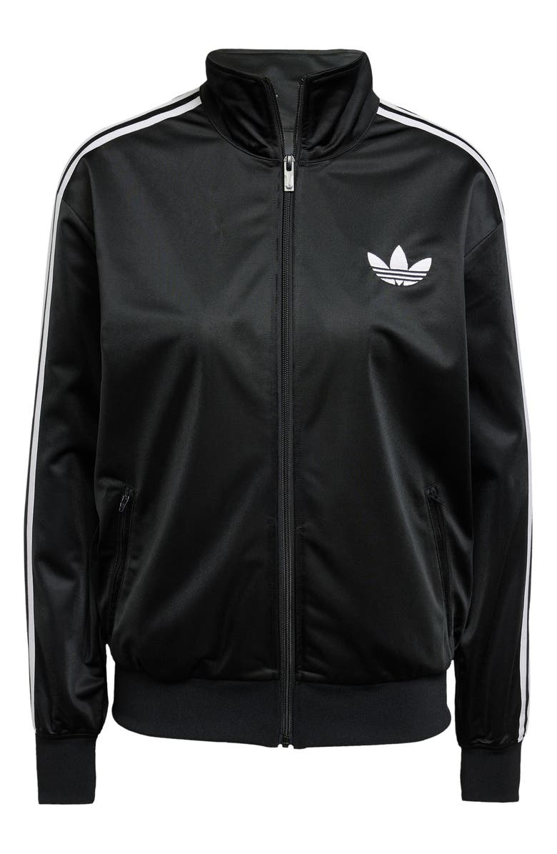 adidas Firebird Recycled Polyester Track Jacket, Alternate, color, Black