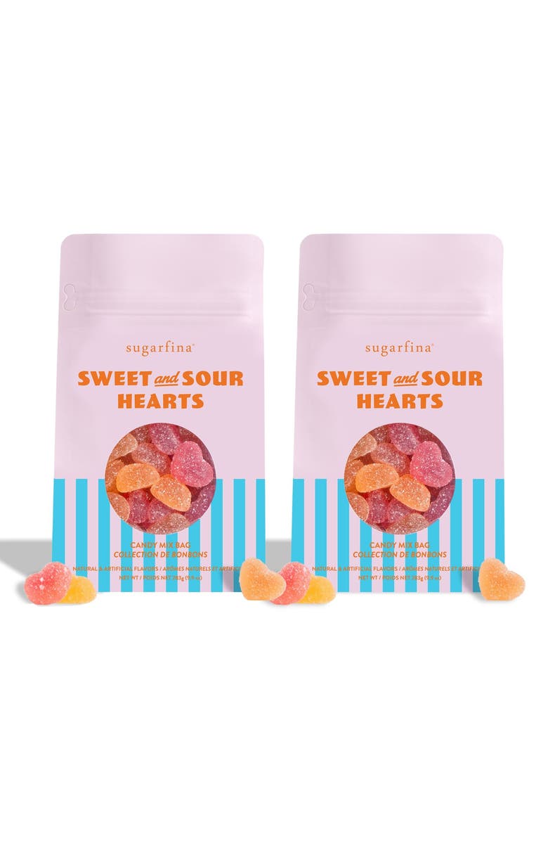 sugarfina Sweet & Sour Hearts Candy Mix, Main, color,