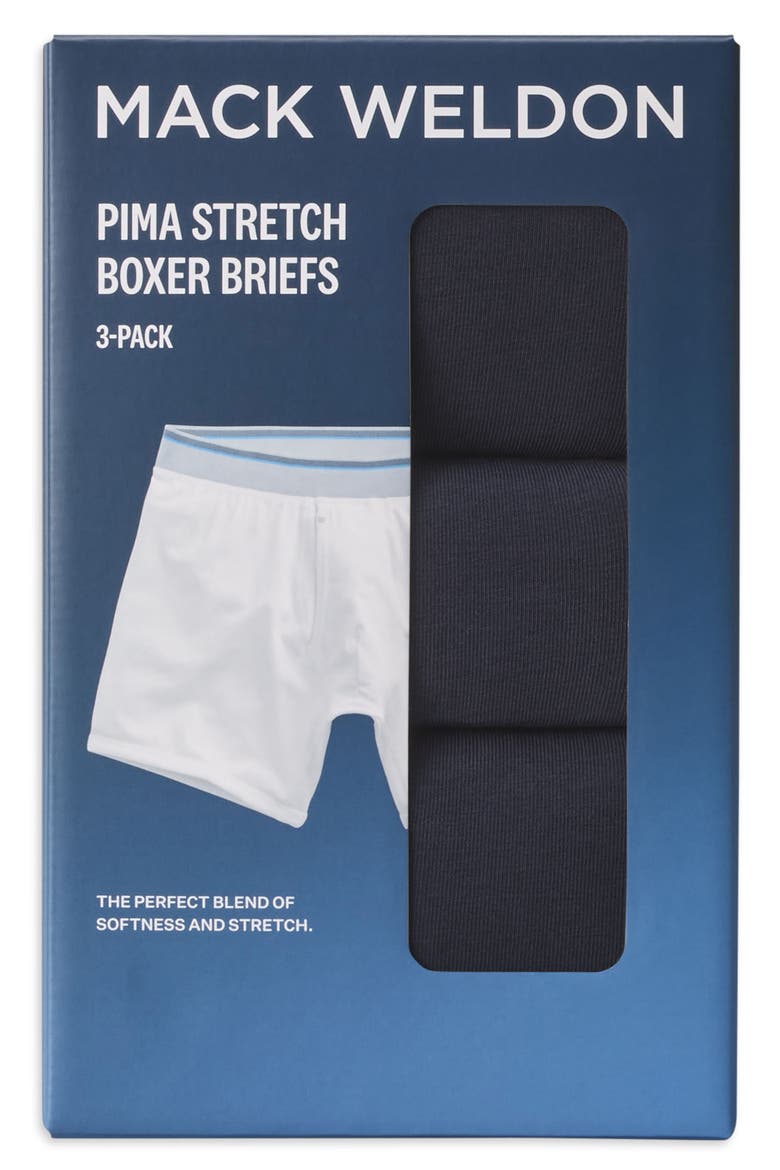 Assorted 3-Pack Stretch Pima Cotton Boxer Briefs, Alternate, color, TOTAL ECLIPSE