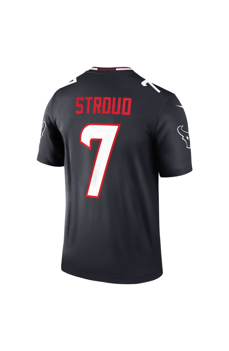 Nike Men's Nike C.J. Stroud Navy Houston Texans Team Legend Player Performance Top, Alternate, color, Navy