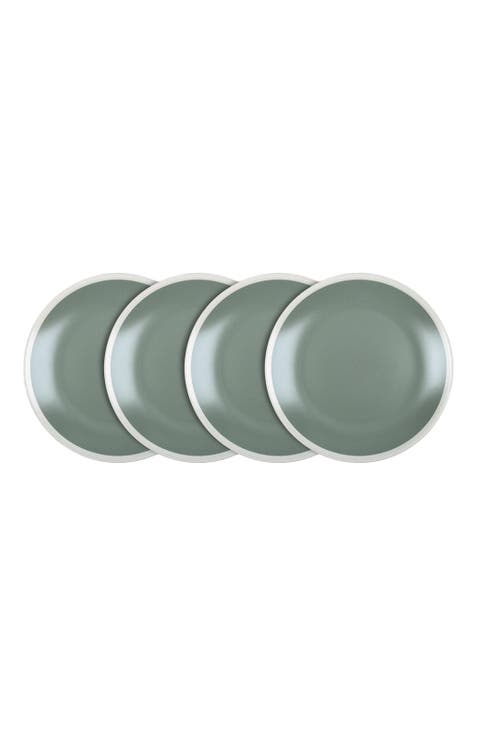Serenity Stoneware 4-Piece Salad Plate Set