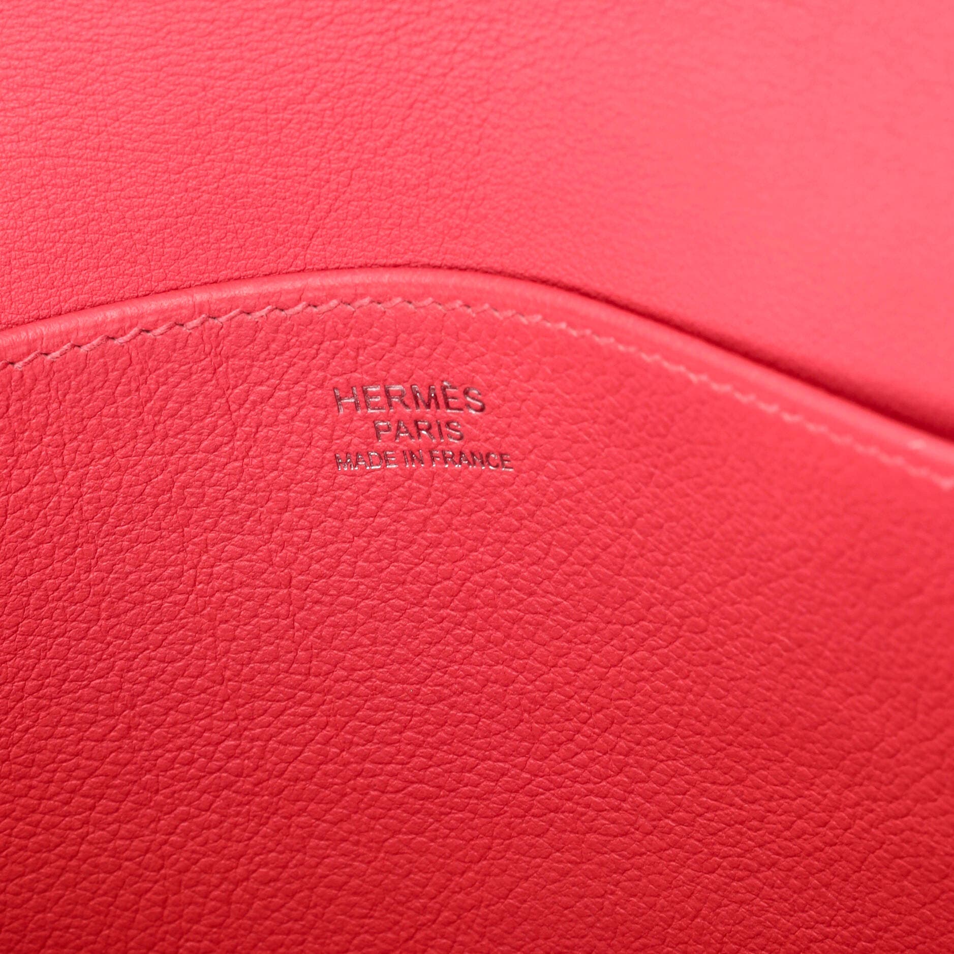 Pre-Owned Hermes Halzan Bag Evercolor 25, Alternate, color, Rose Azalee