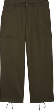 BEAMS MIL Utility Drawstring Waist Wool Trousers