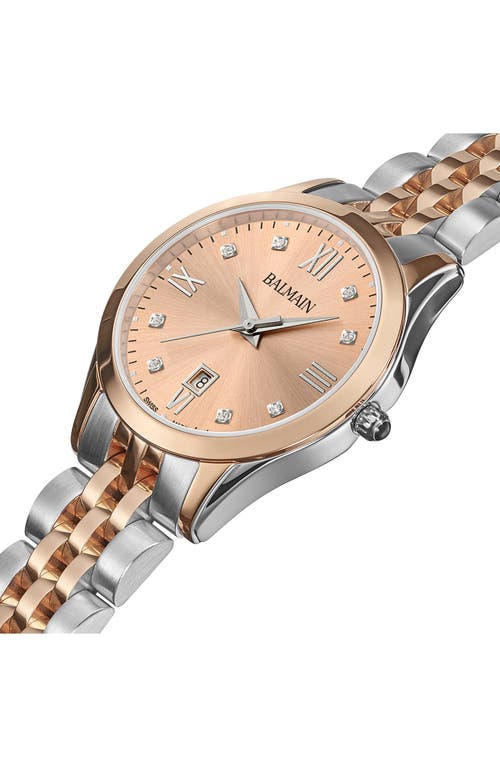 Balmain Watches Classic R Diamond Bracelet Watch, 30mm