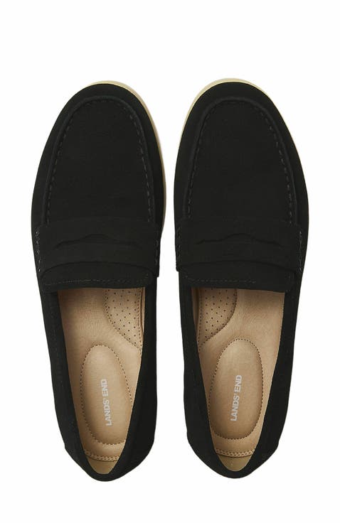 Suede Penny Loafers