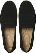 Lands' End Suede Penny Loafers