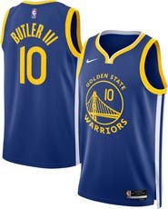 Nike Male Nike Jimmy Butler III Royal Golden State Warriors Swingman Player Jersey - Icon Edition