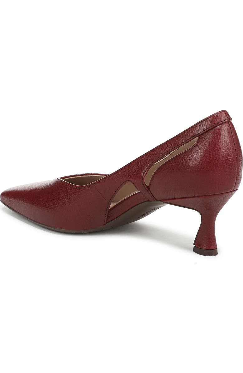 Naturalizer Gracie Pointed Toe Pump, Alternate, color, Cranberry Leather