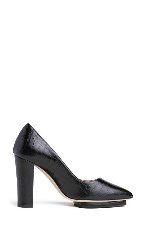 Beautiisoles Pippa Pointed Toe Platform Pump In Black