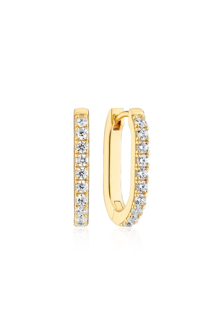 Earrings Capizzi Piccolo, Main, color, 18k Gold Plate