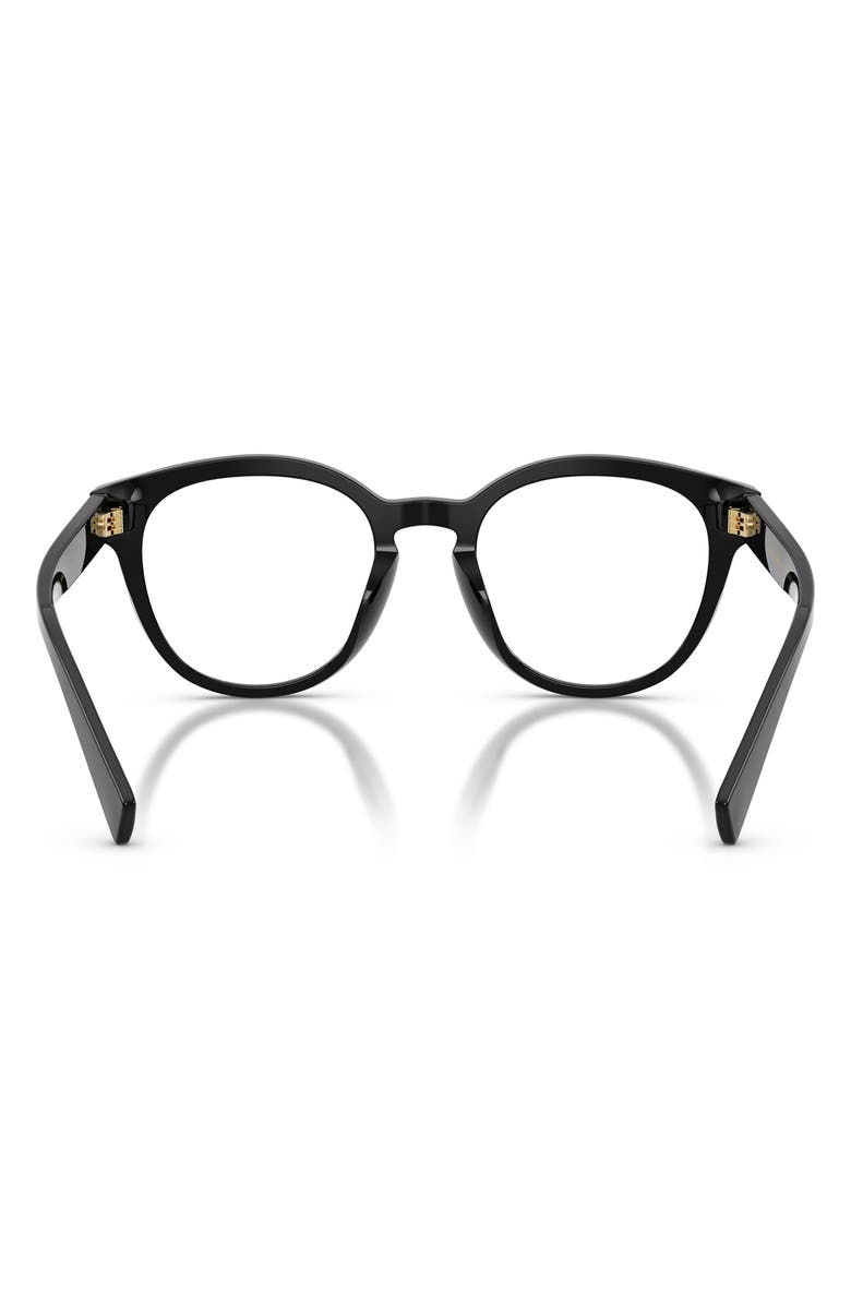 Dolce&Gabbana 50mm Phantos Optical Glasses, Alternate, color, Black