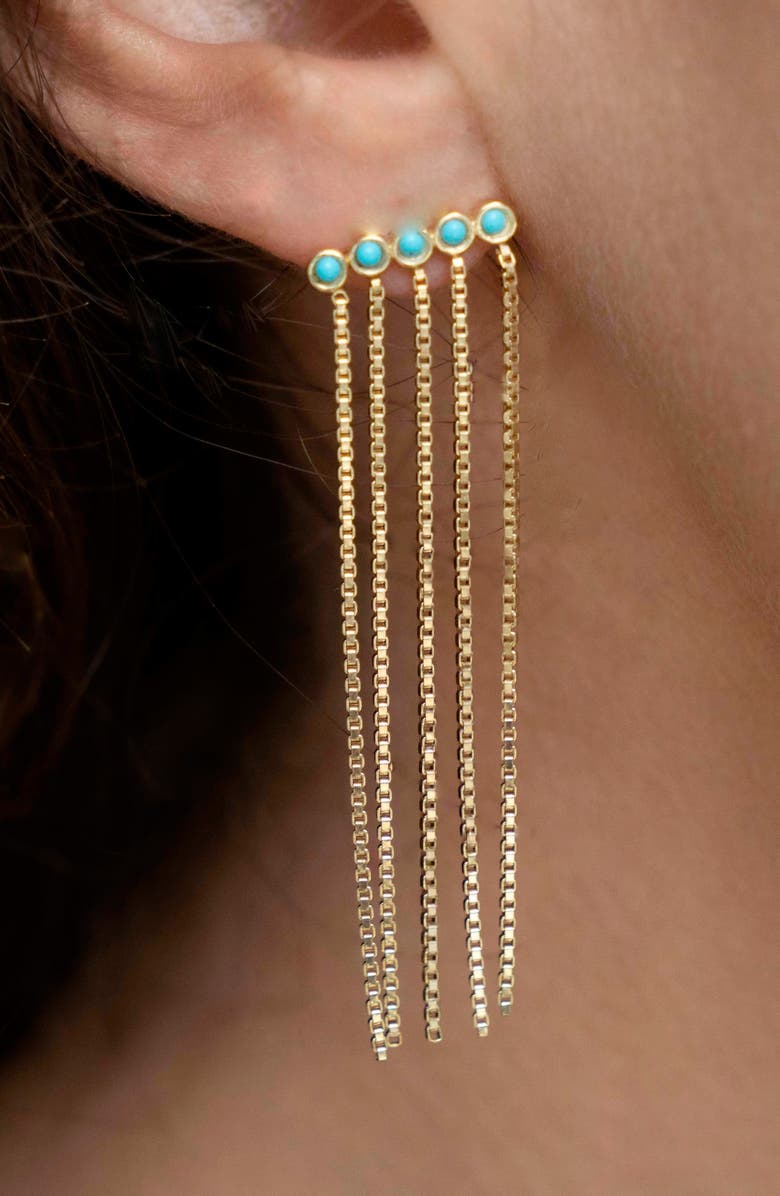 Jennifer Zeuner Sivan Fringe Drop Earrings, Alternate, color, 