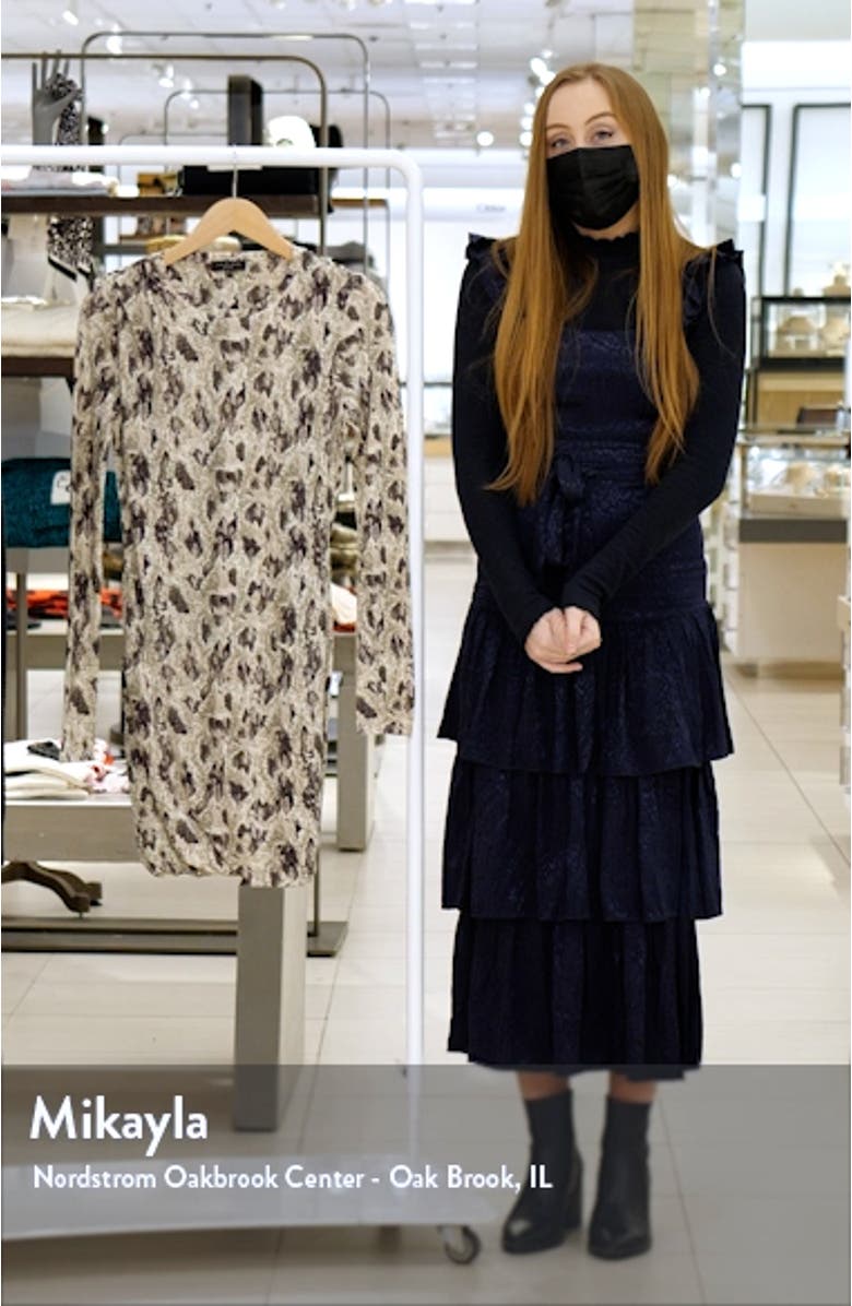 Poppy Draped Mini Dress, sales video thumbnail