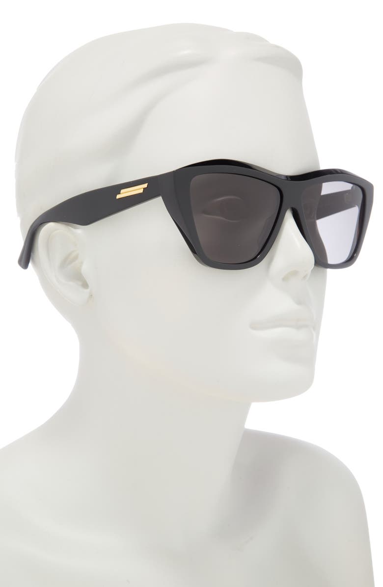 Bottega Veneta 58mm Square Sunglasses, Alternate, color,