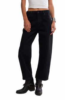 Free People Deep Trance Ankle Boyfriend Jeans