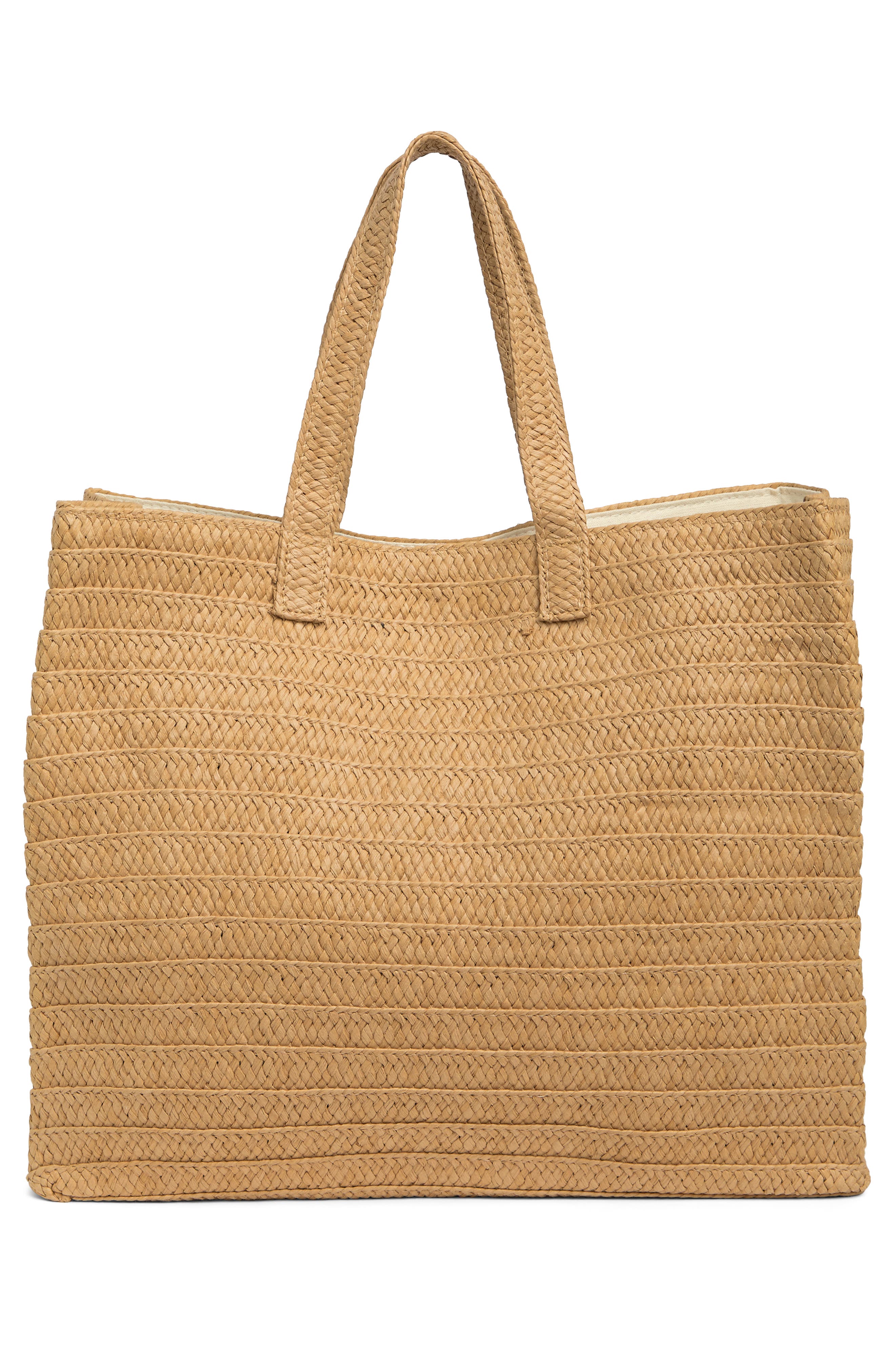 BTB Los Angeles Hola Beaches Straw Tote, Alternate, color, 