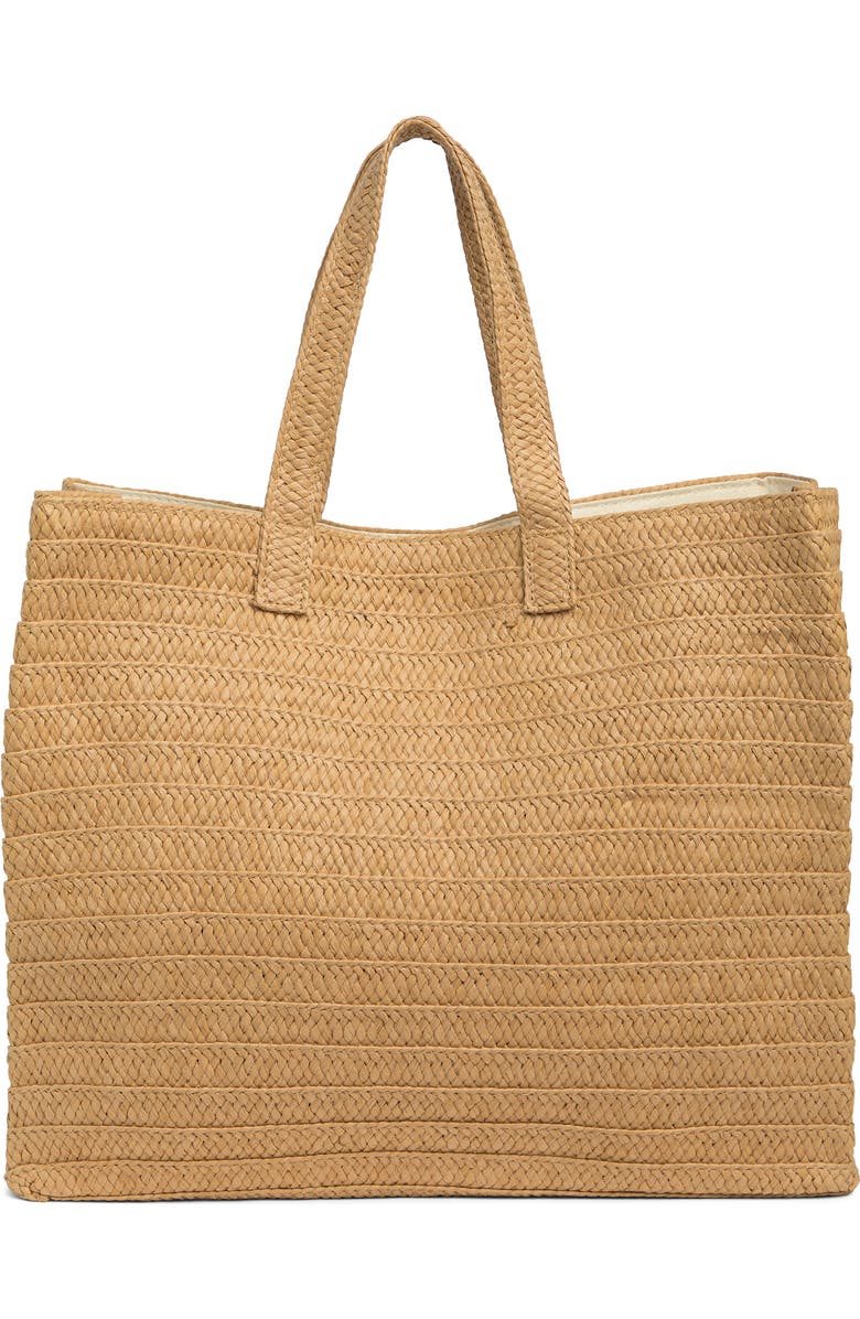 BTB Los Angeles Hola Beaches Straw Tote, Alternate, color,