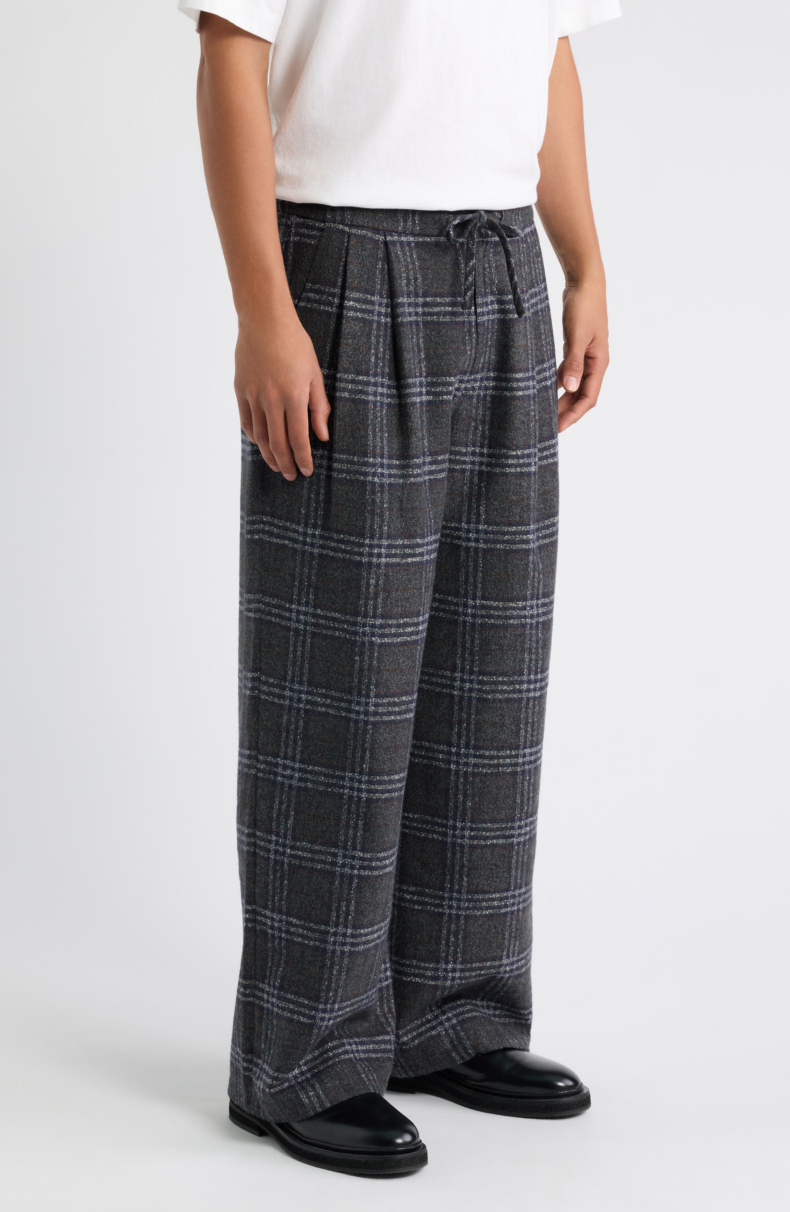 KROST Relaxed Plaid Drawstring Pants (Men) | Nordstrom