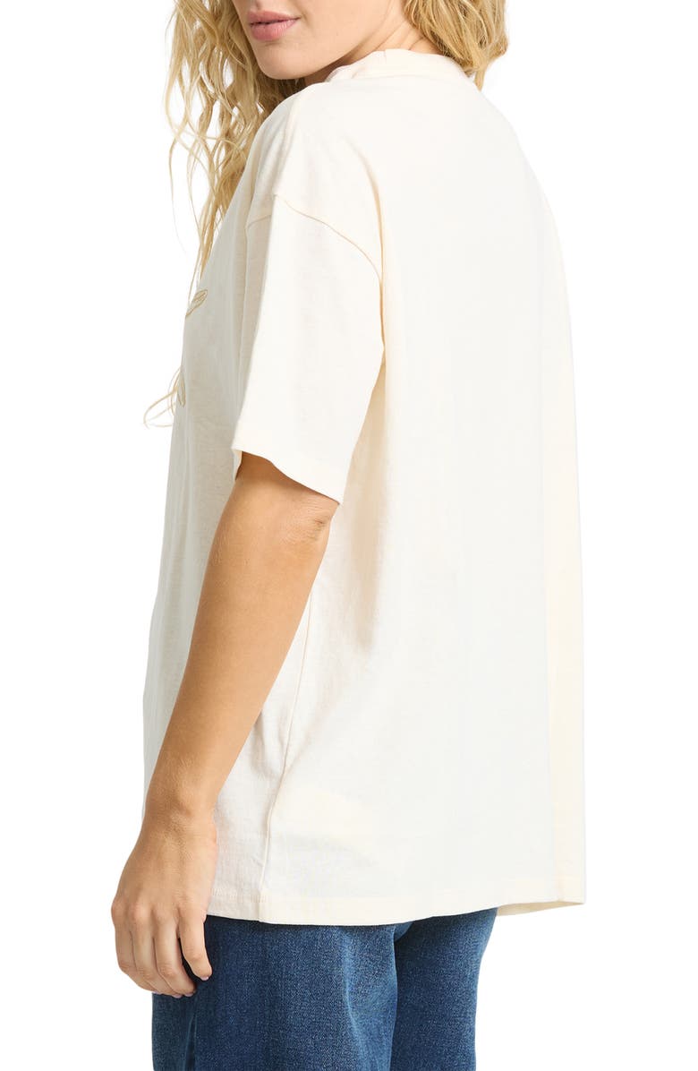 Billabong In Front of Me Graphic Oversize Graphic T-Shirt, Alternate, color, White Cap