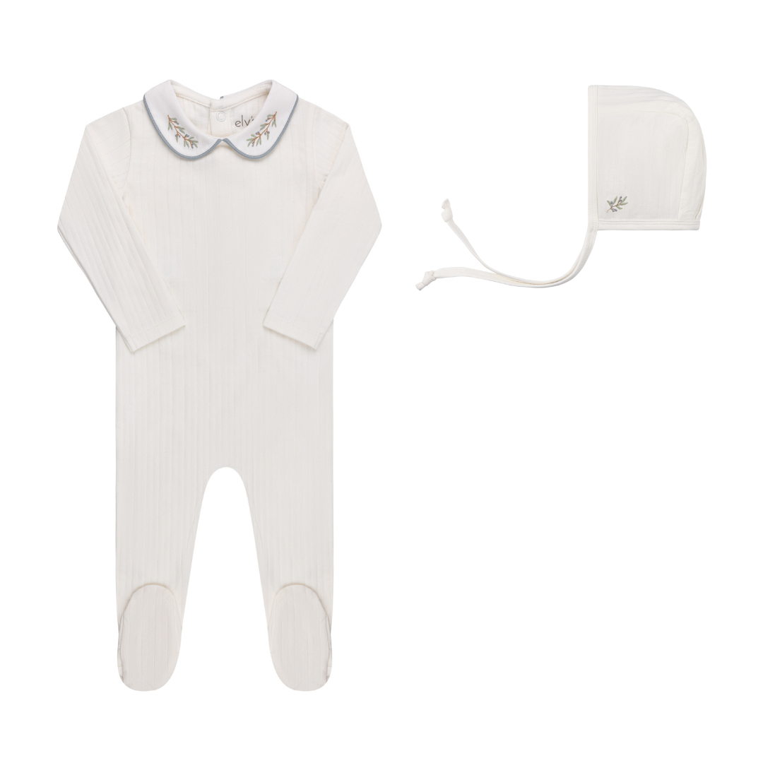 Ivory/ Blue