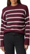 KUT from the Kloth Sam Stripe Crewneck Sweater
