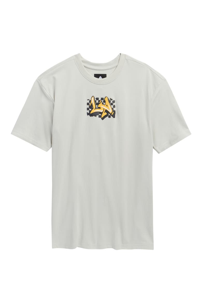 Kids' Polar Graphic T-Shirt, Main, color, OYSTER MUSHROOM/ CITY TAG