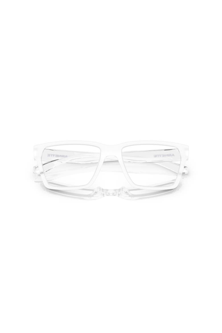 53mm Rectangle optical glasses, Alternate, color, Transparent