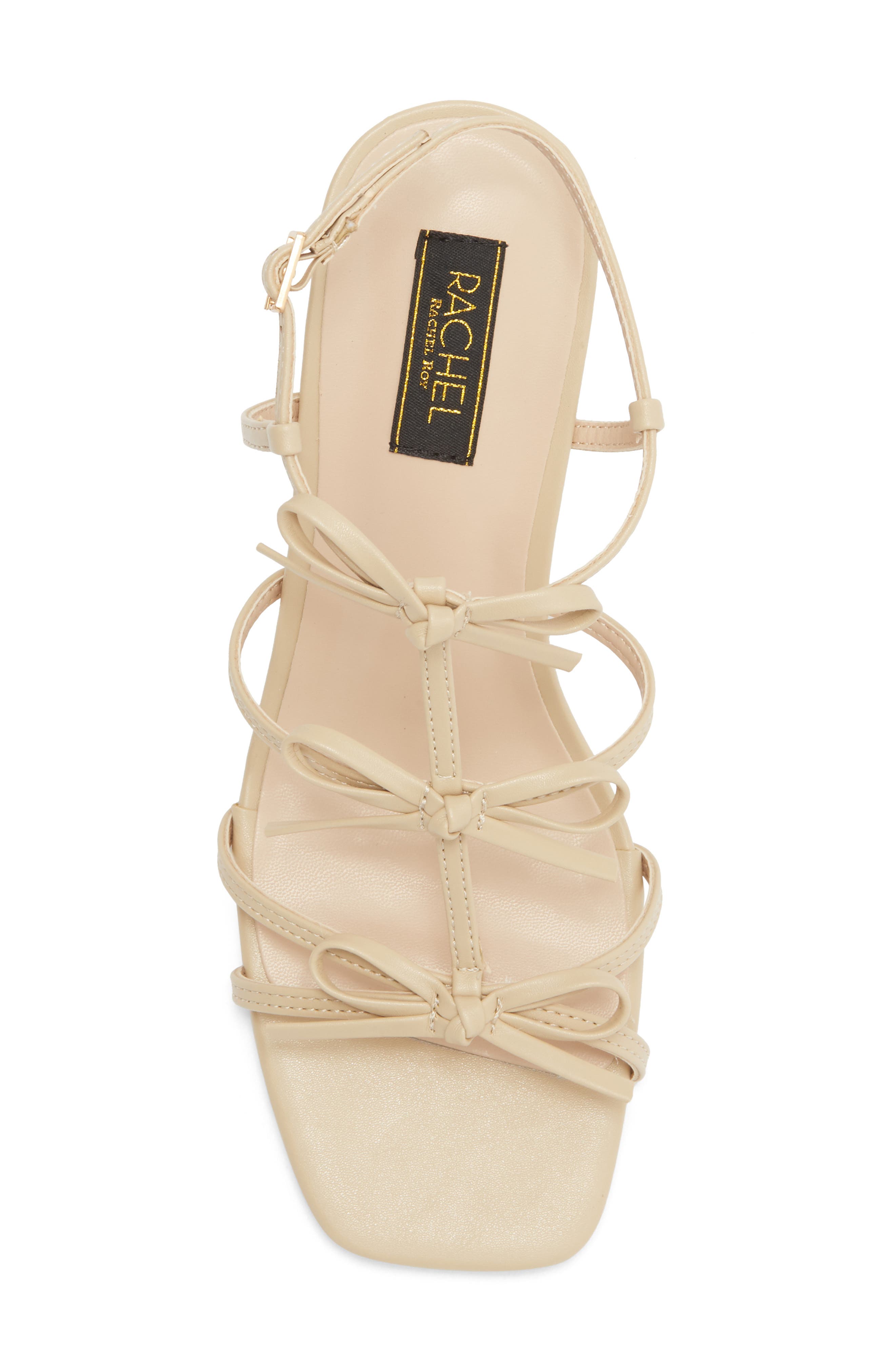 Cologne Bow Block Heel Sandal, Alternate, color, NATURAL