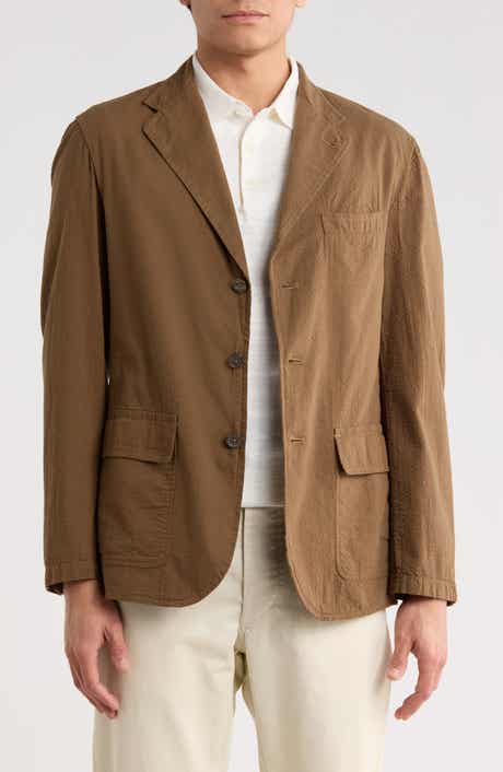 BUCK MASON Cotton Seersucker Blazer