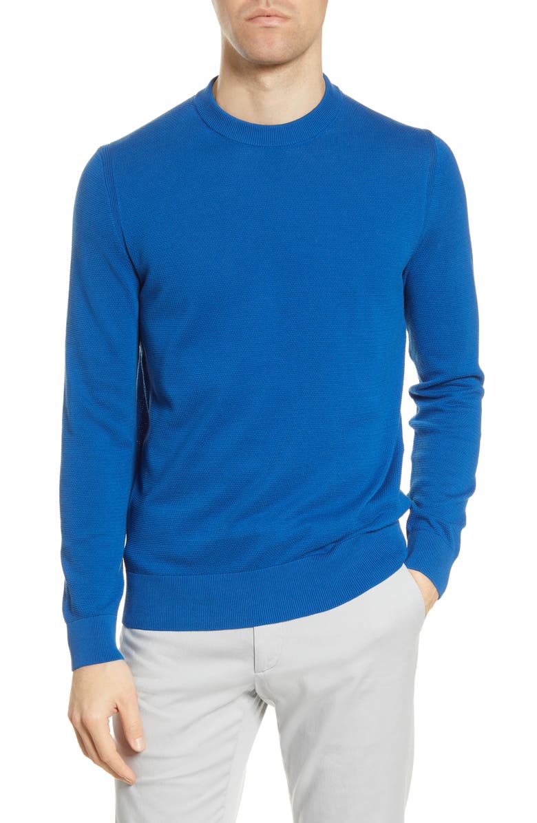 BOSS Ocaio Cotton Crewneck Sweater, Main, color, 