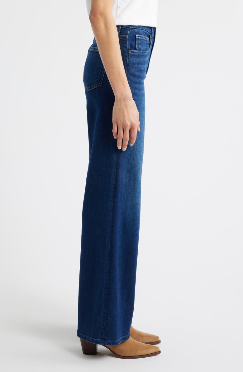 Frank & Eileen Galway Gaucho Jeans, Alternate, color, Blue Wash