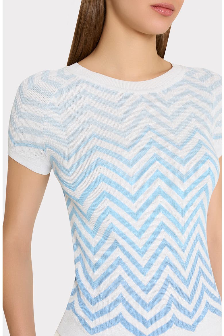 Kaira Metallic Stripe Sweater, Alternate, color, BLUE MULTI