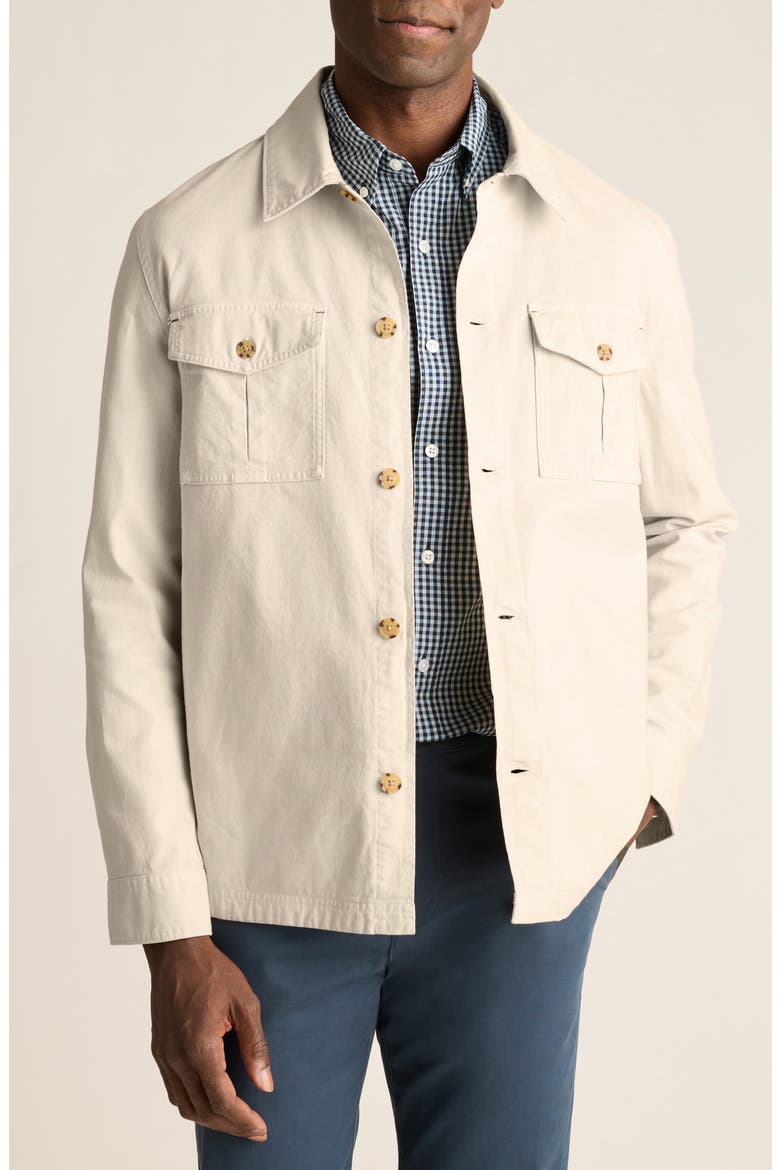 One Fit Shirt Jacket, Main, color, WHITE DOWN