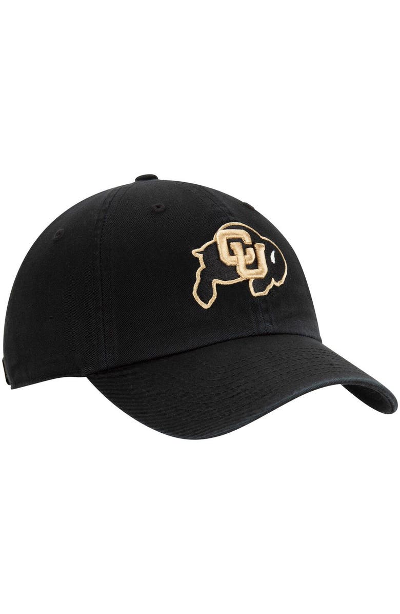 '47 Men's '47 Black Colorado Buffaloes Clean Up Adjustable Hat, Alternate, color, 