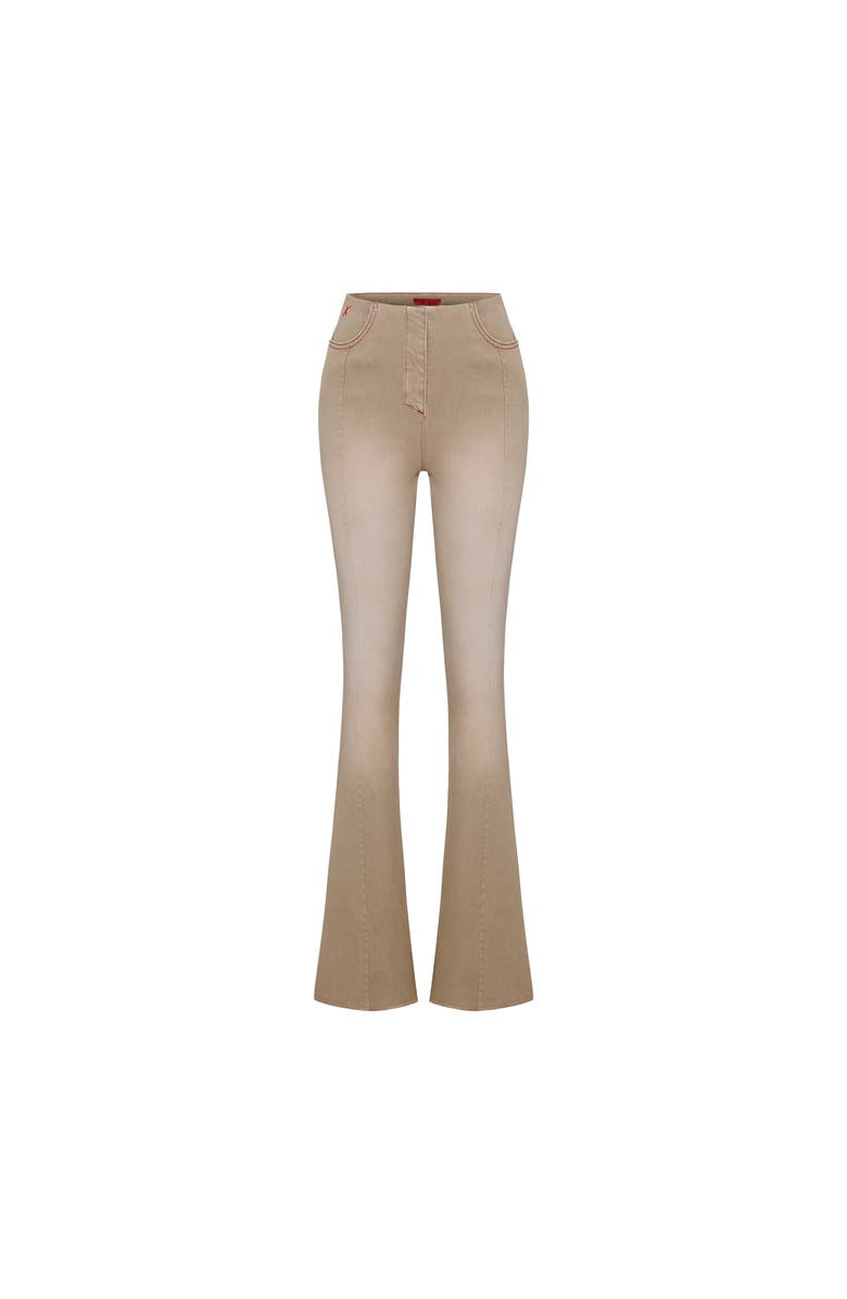 PCFG Cotton Coated Flare Pant, Main, color, Beige
