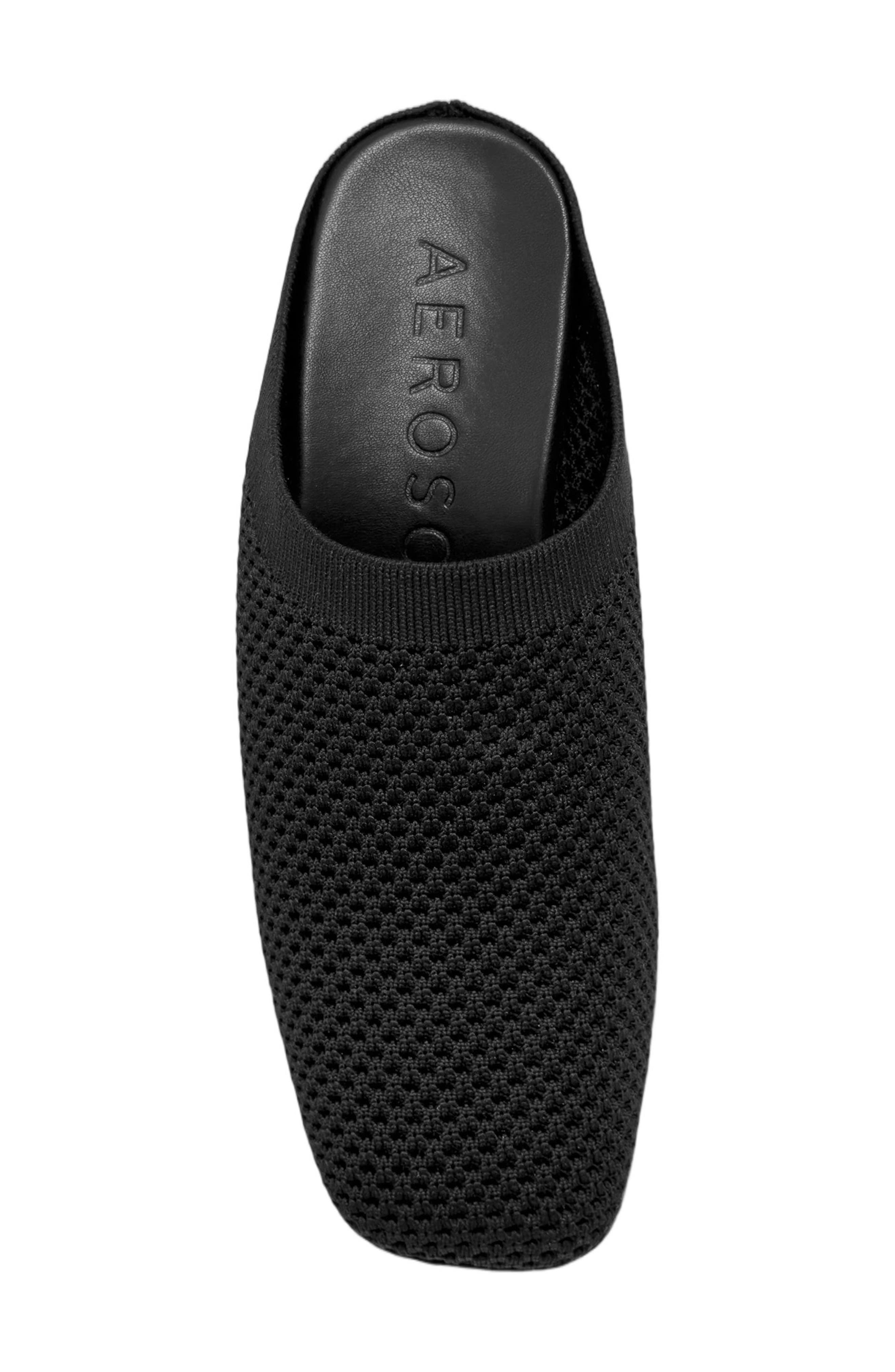 Aerosoles Colombo Mesh Platform Clog, Alternate, color, Black Open Knit