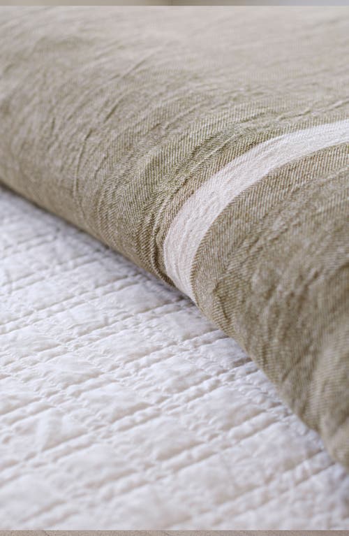 Pom Pom At Home Rory Linen Sham In Green