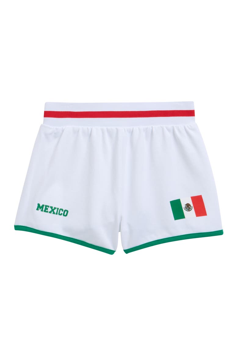 Kids' Mexico Shorts, Main, color, WHITE
