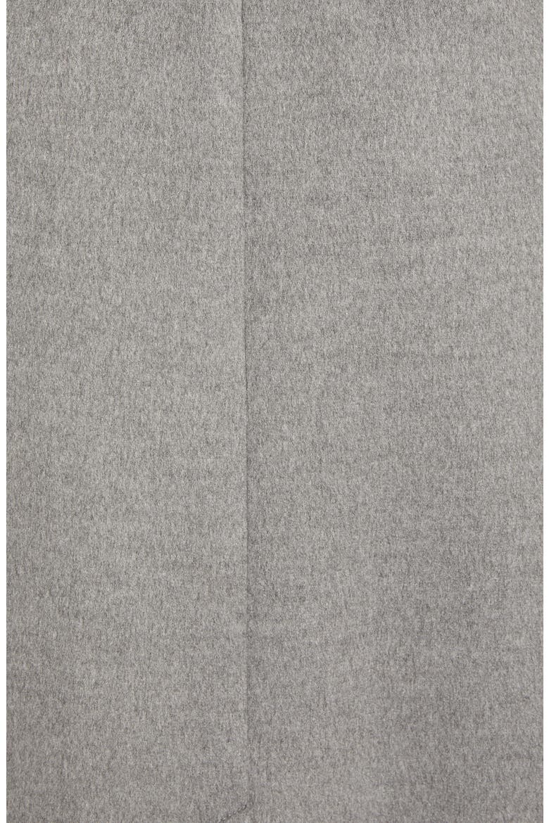 Wide Collar Brushed Wrap Coat, Alternate, color, LIGHT GREY