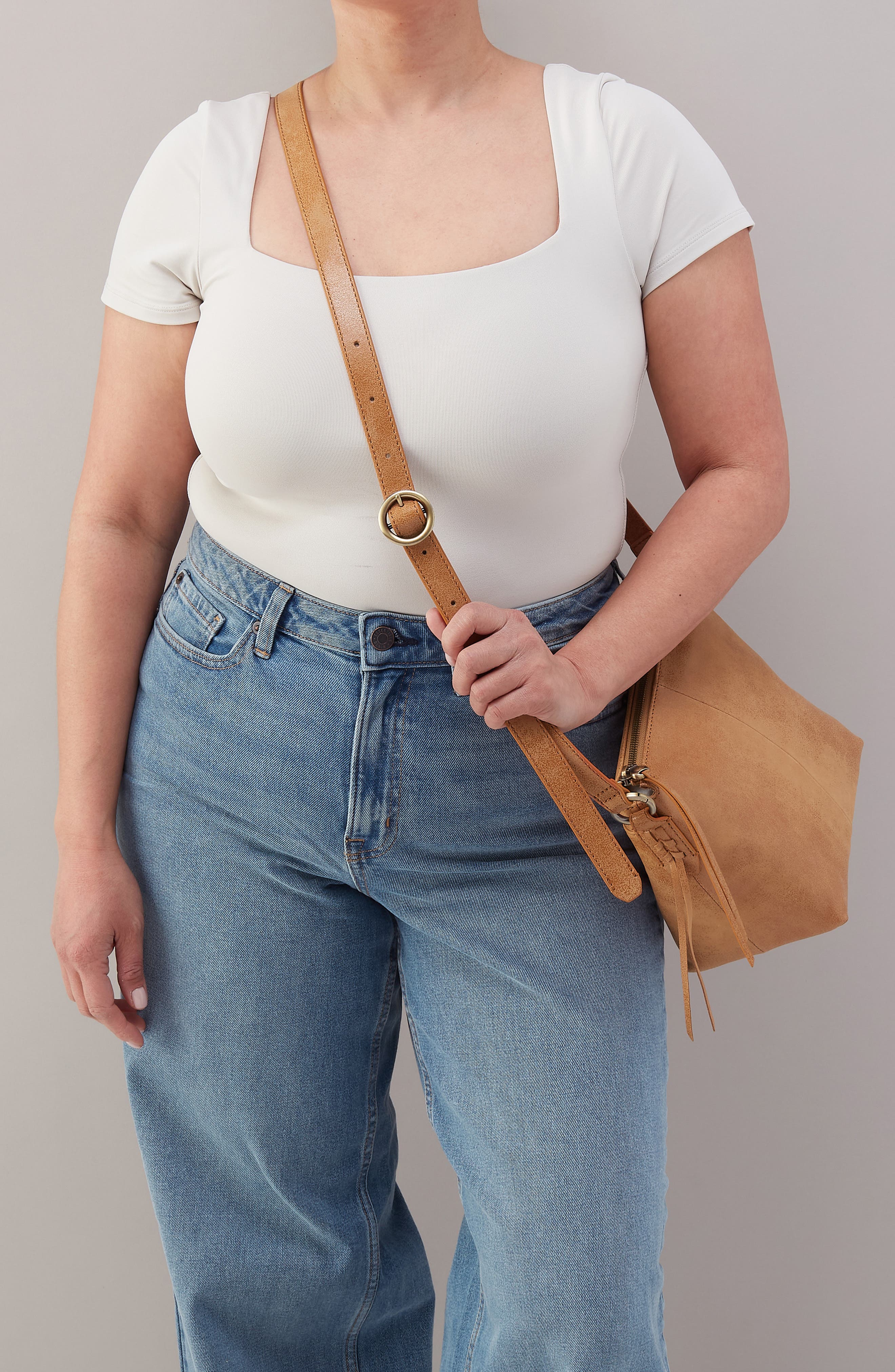 HOBO Expedition Leather Crossbody Bag, Alternate, color, Whiskey