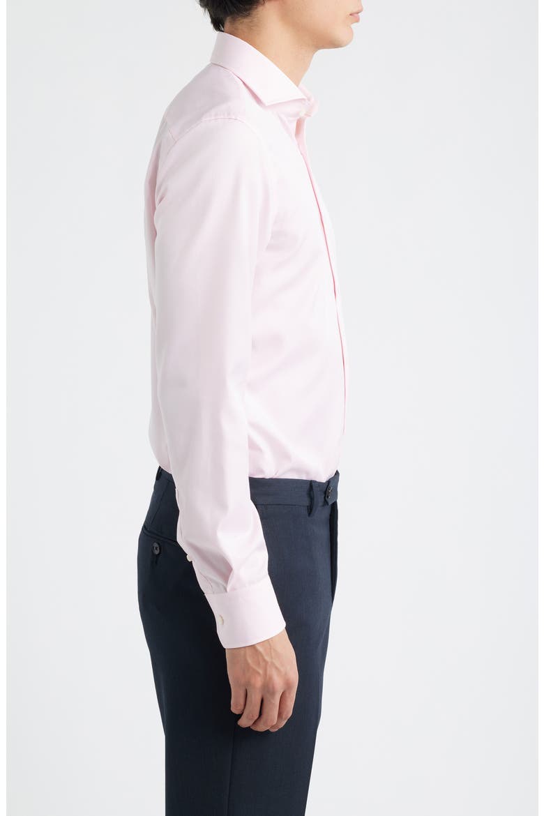 P-Hank Slim Fit Cotton Dress Shirt, Alternate, color, LIGHT PASTEL/PINK